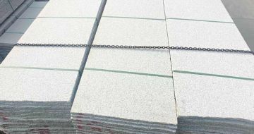 大同芝麻白毛板，石材毛板