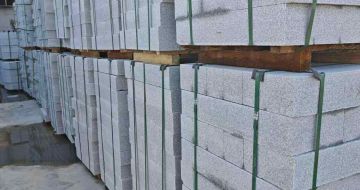 大同芝麻白路牙石，路侧石