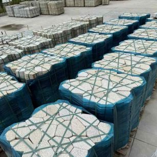 大同黄金麻冰裂纹 碎拼