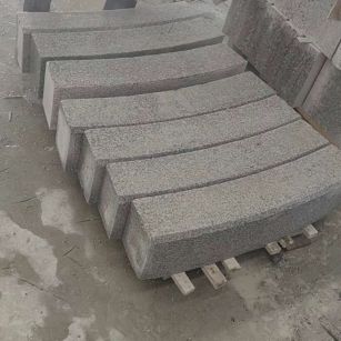大同芝麻白弧形路牙石