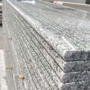 大同芝麻白楼梯踏步 花岗岩楼梯板材
