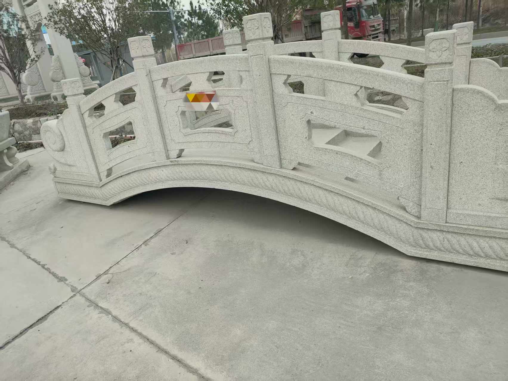 大同芝麻白拱桥，石桥