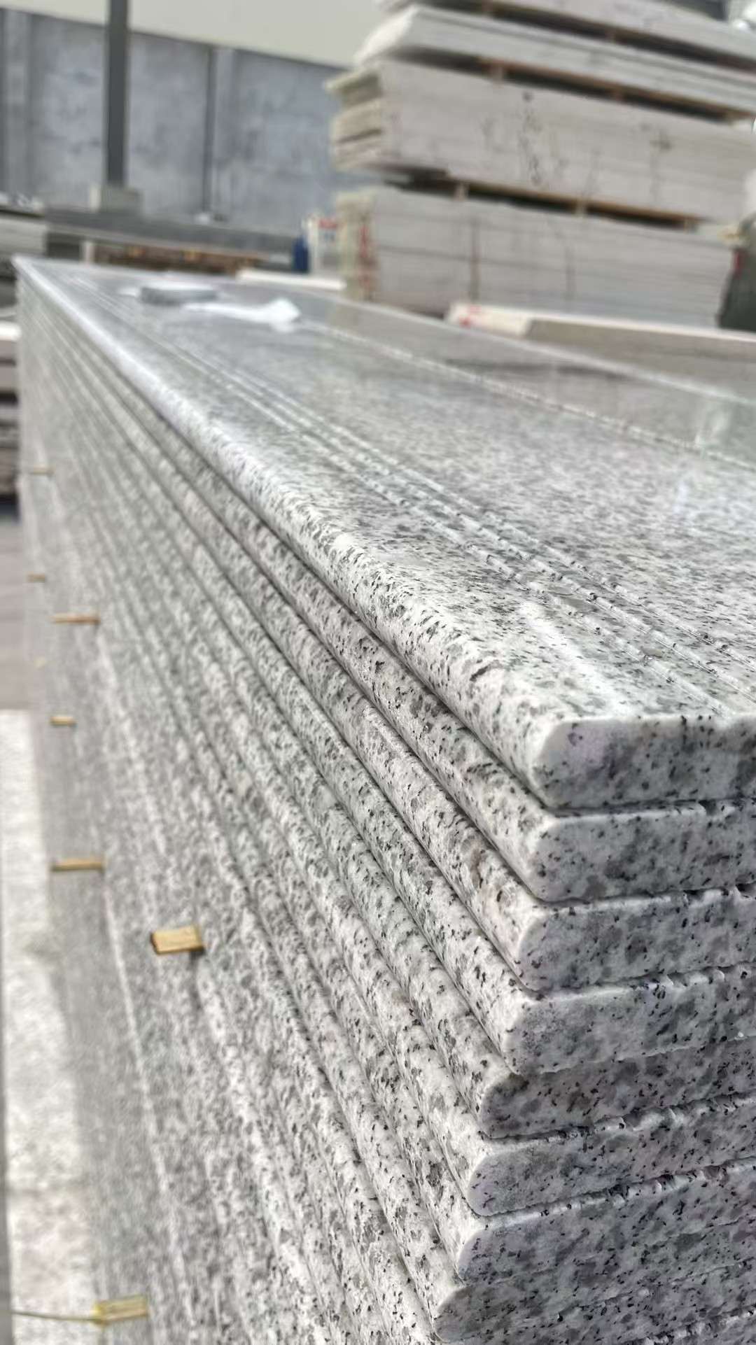 大同芝麻白楼梯踏步 花岗岩楼梯板材