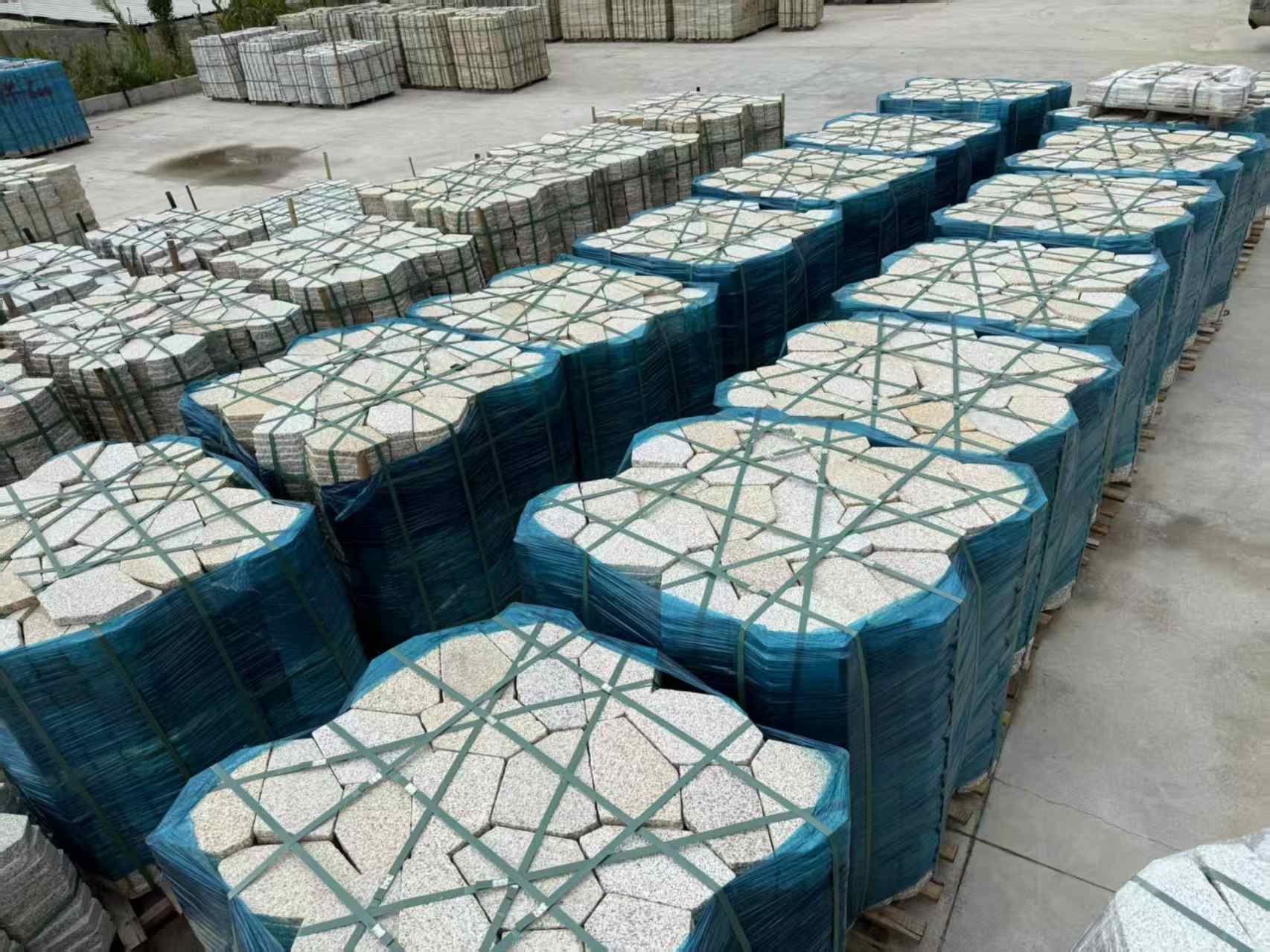 大同黄金麻冰裂纹 碎拼